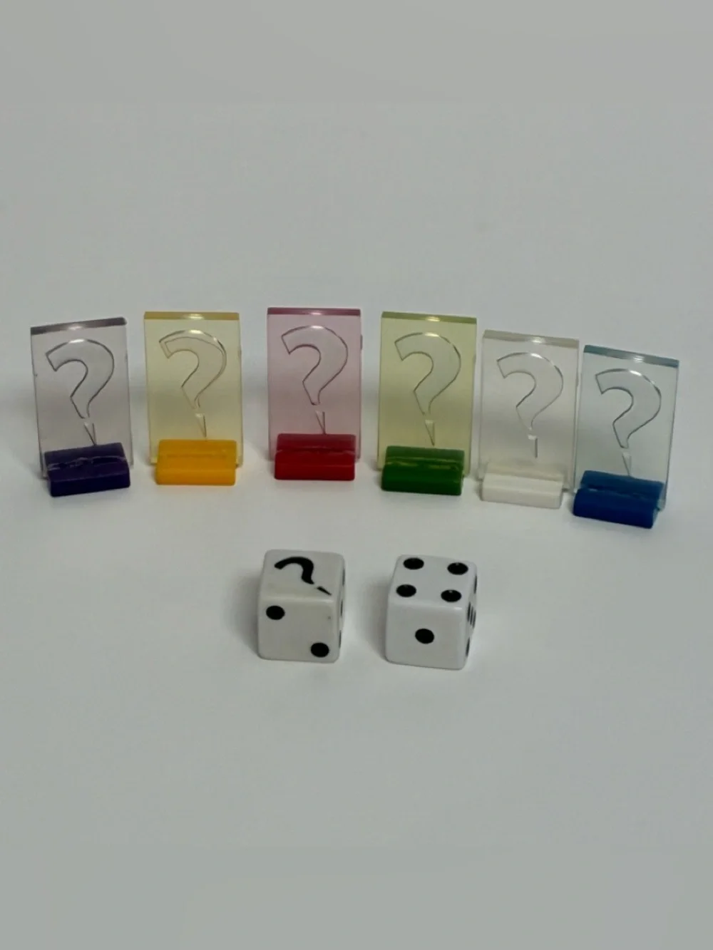 CLUE Discover the Secrets 2008 Replacement Set of 6 MOVERS 2 DICE